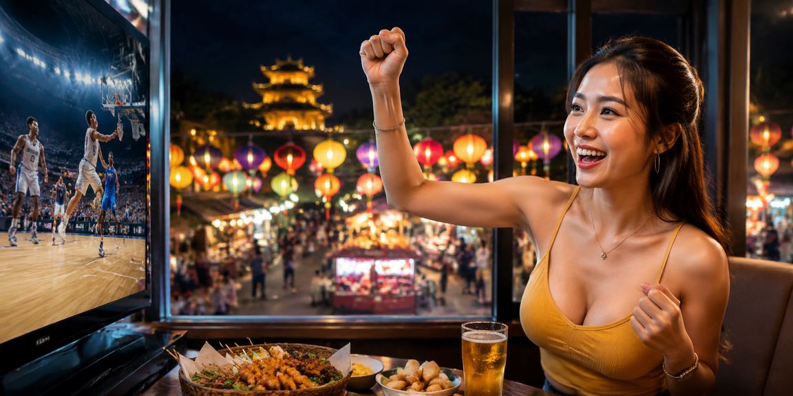 Cá cược bóng rổ tại chợ đêm Huế, thưởng thức trải nghiệm thể thao